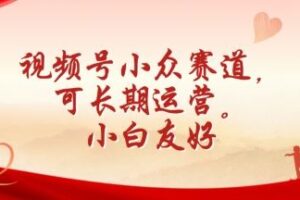 视频号小众赛道，可长期运营，小白友好【揭秘】-麦资源网