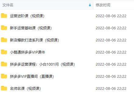 图片[2]-（3415期）拼多多运营课程合集：从新手到运营进阶，轻松打爆爆款（全套系统课程）