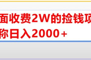 （5605期）外面收费2w的直播买货捡钱项目，号称单场直播撸2000+【详细玩法教程】-麦资源网