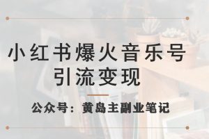 小红书爆火音乐号引流变现项目,视频版一条龙实操玩法分享给你-麦资源网