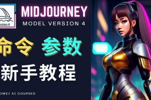(4873期)Midjourney新手入门教程,轻松创作顶级图像,命令参数-新手教程-麦资源网