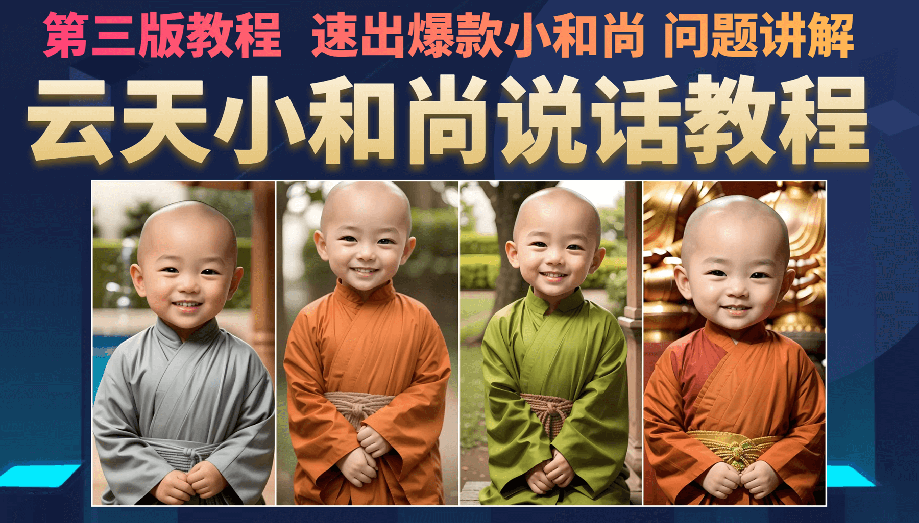 图片[1]-（6977期）小和尚会说话，7天万粉（第3版教程）