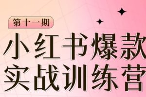#原创                                                                                                 小红书博主爆款训练营第11期，手把手教你从0-1做小红书，从定位到起号到变现-麦资源网