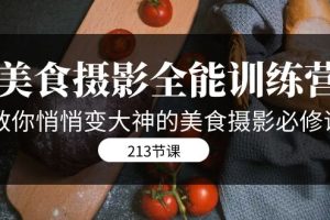 （7406期）美食摄影-全能特训营，教你悄悄变大神的美食摄影必修课（8套课程-213节）-麦资源网