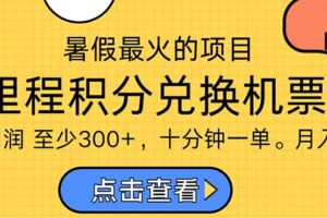 （11267期）暑假最暴利的项目，利润飙升，正是项目利润爆发时期。市场很大，一单利…-麦资源网
