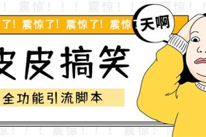 （5176期）【引流必备】最新皮皮搞笑全功能引流 解放双手自动引流【脚本+教程】-麦资源网