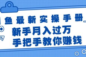 （11818期）闲鱼最新实操手册，手把手教你赚钱，新手月入过万轻轻松松-麦资源网