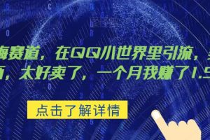 超级蓝海赛道，在qq里，卖复古漫画，太好卖了，一个月我赚了1.5w【揭秘】-麦资源网