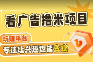 【海蓝项目】广告掘金日赚160+（附养机教程）长期稳定，收益妙到【揭秘】-麦资源网