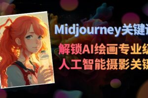 Midjourney关键词-解锁AI绘画专业级人工智能摄影关键词表-麦资源网