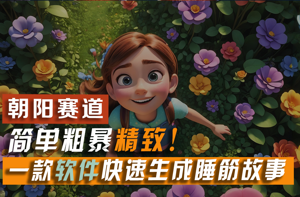 图片[1]-（11405期）利用一款软件5分钟一条爆款睡筋故事，简单粗暴精致！小白月入2w+