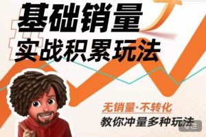 内功丨淘系基础销量实战积累玩法，无销量·不转化，教你冲量多种玩法-麦资源网