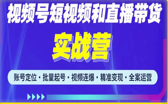 2023*微信视频号引流和变现全套运营实战课程，小白也能玩转视频号短视频和直播运营