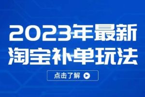 2023年最新淘宝补单玩法,18节课让教你快速起新品,安全不降权-麦资源网