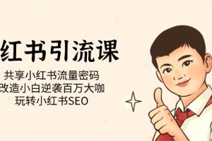 （7271期）小红书引流课「共享小红书流量密码 改造小白逆袭百万大咖 玩转小红书SEO」-麦资源网