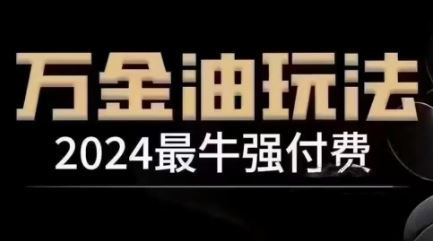 2024*强付费，万金油强付费玩法，干货满满，全程实操起飞