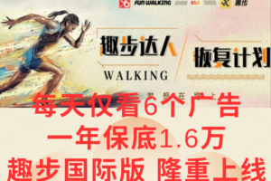 广告撸金3.0，每天仅看6个广告，一年保底1万+，多种方式可扩大收益（抢首码）-麦资源网