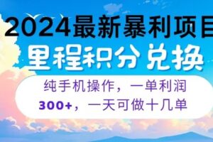2024最新项目，冷门暴利，一单利润300+，每天可批量操作十几单-麦资源网