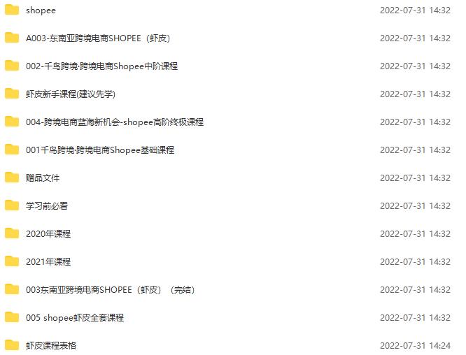 图片[2]-（3334期）shopee运营教程：从入门基础到高级精通，开店到日出100单（全套课程）