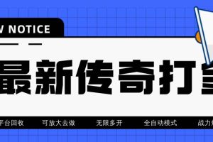 （6922期）最新工作室内部项目火龙打金全自动搬砖挂机项目，单号月收入500+【挂机…-麦资源网