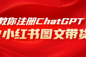 （8009期）用AI做小红书图文带货赚钱，保姆级教程，简单上手，日入1000+-麦资源网