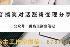 副业拆解：抖音搞笑对话变现项目，视频版一条龙实操玩法分享给你-麦资源网