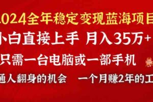 （8984期）2024蓝海项目 小游戏直播 单日收益10000+，月入35W,小白当天上手-麦资源网