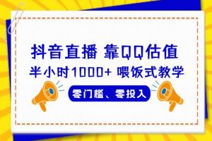 靠QQ估值半小时1000+，零门槛、零投入，喂饭式教学、小白首选！【揭秘】-麦资源网