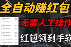 （10624期）全自动赚红包，无需人工操作，100%出收益，赚不到请你打死我-麦资源网