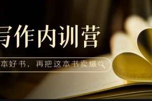 写作内训营：百万级大佬教你如何写一本好书，再把这本书卖爆！-麦资源网