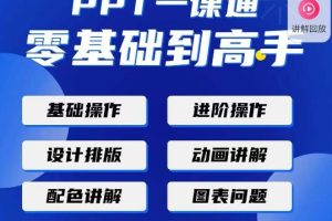 PPT·一课通·0基础到高手:通俗易懂快速掌握PPT的各种应用场合-麦资源网