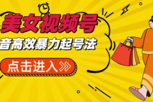 抖音暴力起号，短视频美女号起号项目+素材+批量剪辑去重软件-麦资源网