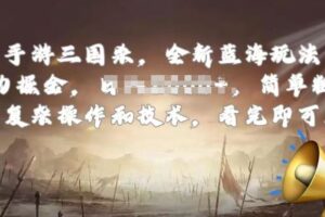 手游三国杀最新蓝海玩法，简单粗暴，无需复杂的操作和技术，看完即可上手【揭秘】-麦资源网