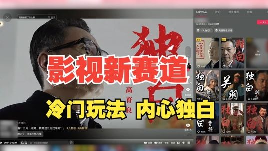*影视解说玩法，人物独白，30天涨粉24万+，全流程拆解【揭秘】