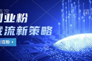 副业粉截流玩法与更新，不废号， 不封号。日引100+-麦资源网