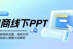 (13367期)电商线下PPT:一分钟破局抢流量,稳吃红利,超越竞品核心策略分段解析-麦资源网