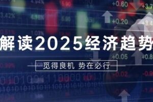 解读2025经济趋势、美股、A港股等资产前景判断，助您抢先布局未来投资-麦资源网