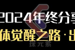 个人事业行动营，​2024年终分享个体觉醒之路-麦资源网