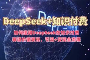 如何使用DeepSeek在知识付费赛道价值变现,引流+变现全流程-麦资源网