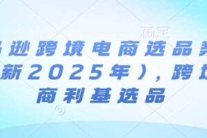 亚马逊跨境电商选品案例(更新2025年2月)，跨境电商利基选品-麦资源网