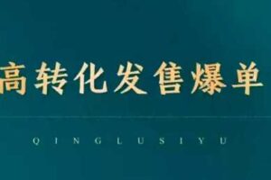 高转化发售爆单，引爆私域成交，打破运营全链-麦资源网