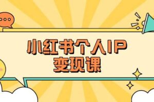 （14172期）小红书个人变现课：精准人设定位+爆款选题拆解，教你打造百万流量账号秘籍-麦资源网