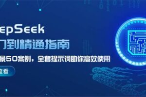 DeepSeek入门到精通指南，7大场景50案例，全套提示词助你高效使用-麦资源网