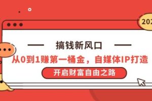 （14404期）搞钱新风口，从0到1赚第一桶金，自媒体IP打造，开启财富自由之路-麦资源网