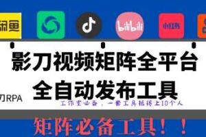 全网最新无人值守全平台自动发布矩阵rpa工具，日发1000条内容【揭秘】-麦资源网