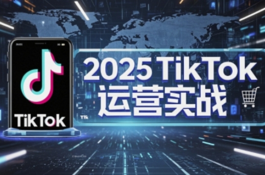 2025TikTok电商运营，掌握TikTok店铺运营*技巧，实现低成本高转化
