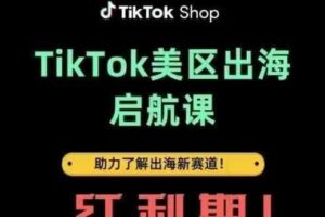 TikTok出海启航课(美区)助力了解出海红利新赛道-麦资源网