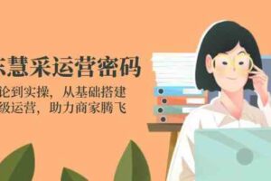 京东慧采运营密码：从理论到实操，从基础搭建到高级运营，助力商家腾飞-麦资源网
