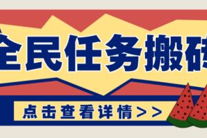抖音全民任务，每天只需要看看视频轻松日入30+，新手也能快速上手！-麦资源网
