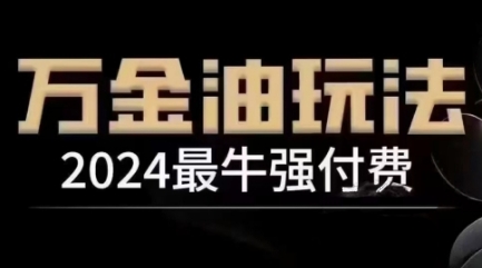 2024*强付费，万金油强付费玩法，干货满满，全程实操起飞（更新25年04月）